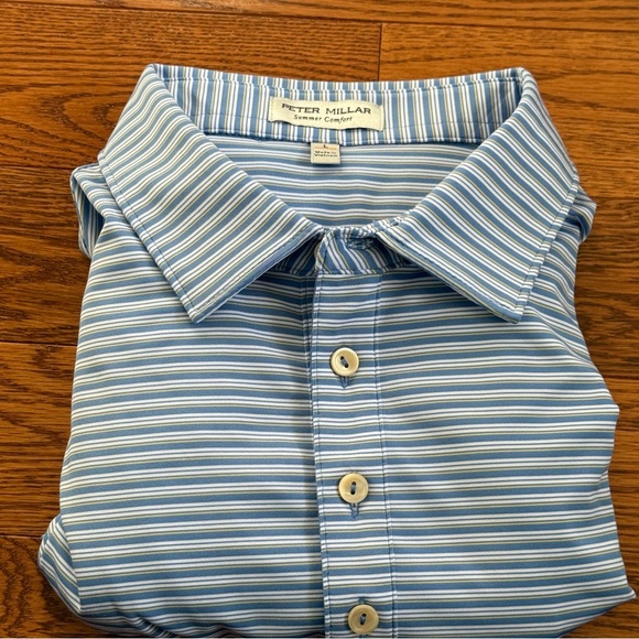 Peter Millar Striped Polo - Picture 3 of 3